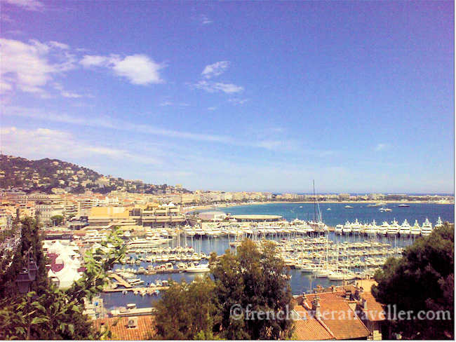 View of Cannes port