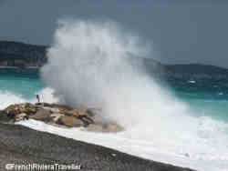 Storm on the baie des anges