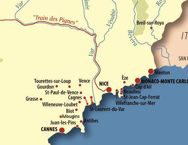 french riviera train map French Riviera Traveller french riviera train map