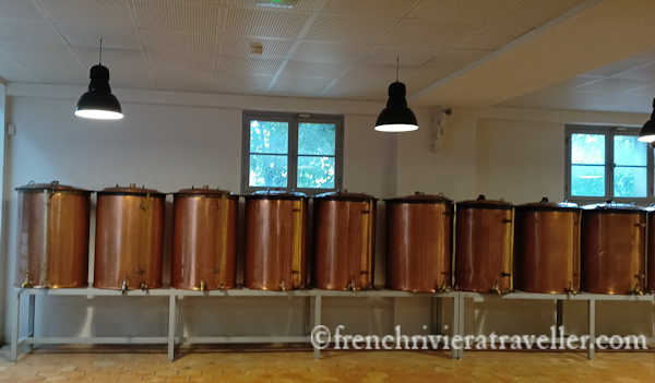 Fragonard factory perfume vats