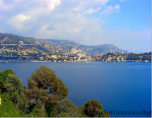 View of Villefranche-sur-Mer bay