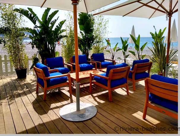 Beach restaurant, Nice