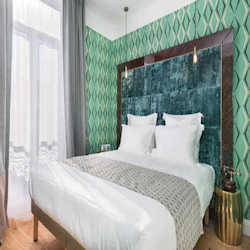 Bedroom in the Jay Hotel