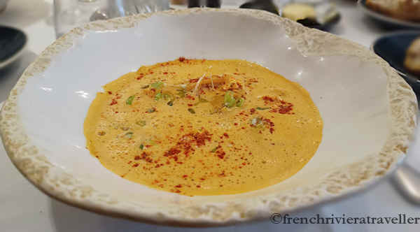 Shrimp ravioli